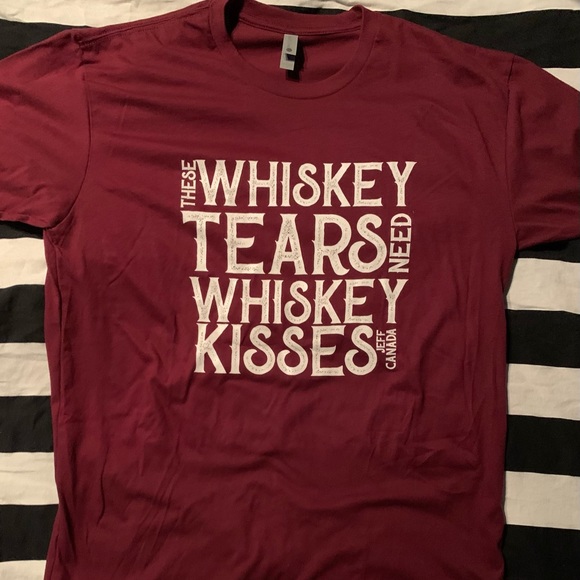 Whiskey Tears Need Whiskey Kisses Shirt - Picture 3 of 3